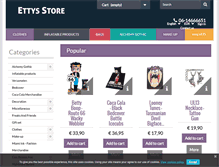Tablet Screenshot of ettys.com